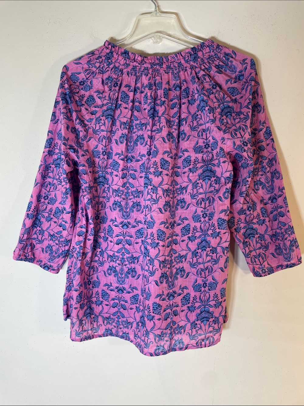 NEW! J. Jill Smocked Floral Top. Small. - Picture 11 of 11